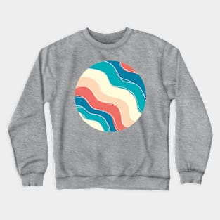 aesthetic squiggle circle Crewneck Sweatshirt